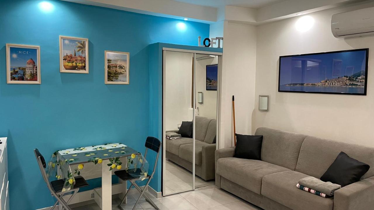 Studio Rue Pietonne Proche Plage Menton Exterior photo